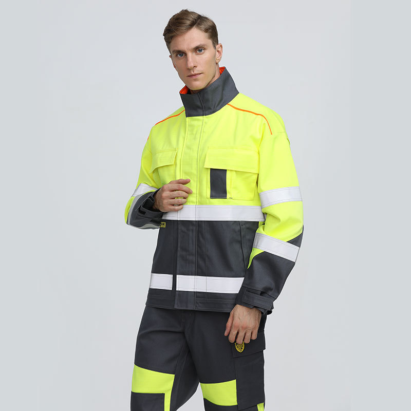 Factory Supply high vis mechanic work wear oil and gas mining industrial engineering safety workwear uniform