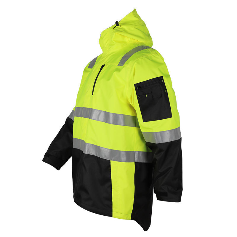 Hi Vis road Safety Jacket High Visibility Workwear Reflective Safety Welder Fireproof Jackets With Pockets