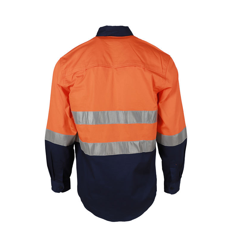 wholesale hight visibility mechanic safety work reflective shirts