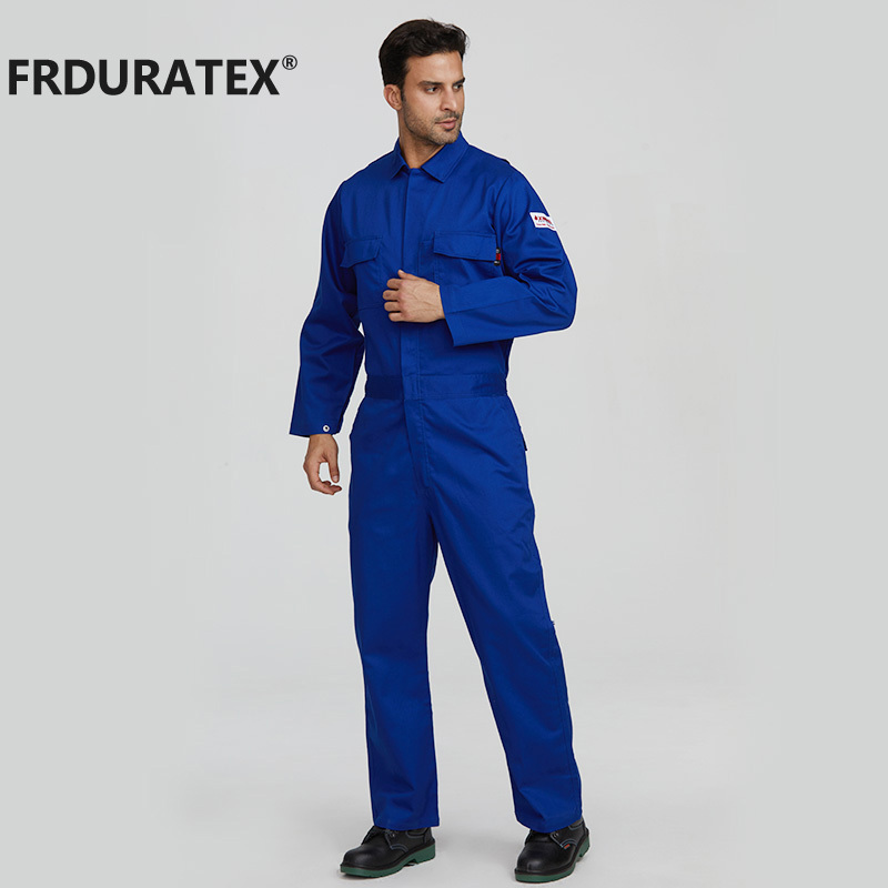 NFPA 2112 Boiler Suit Fire Resistant Welding Arc Flash Oil Field Flame Retardant Fire Proof Safety Clothing