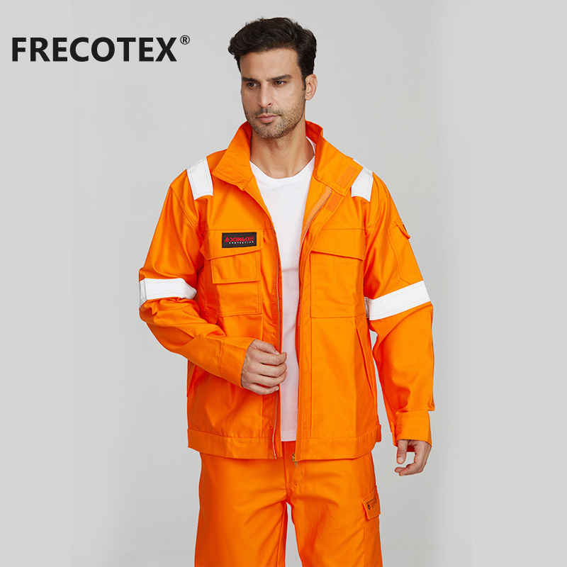 FRECOTEX EN11611 Anti Fire Flame Retardant Mechanics Jacket for Workers