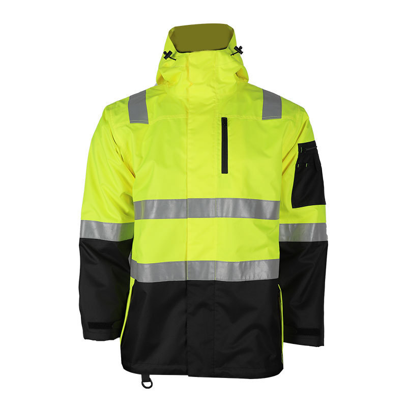 Hi Vis road Safety Jacket High Visibility Workwear Reflective Safety Welder Fireproof Jackets With Pockets