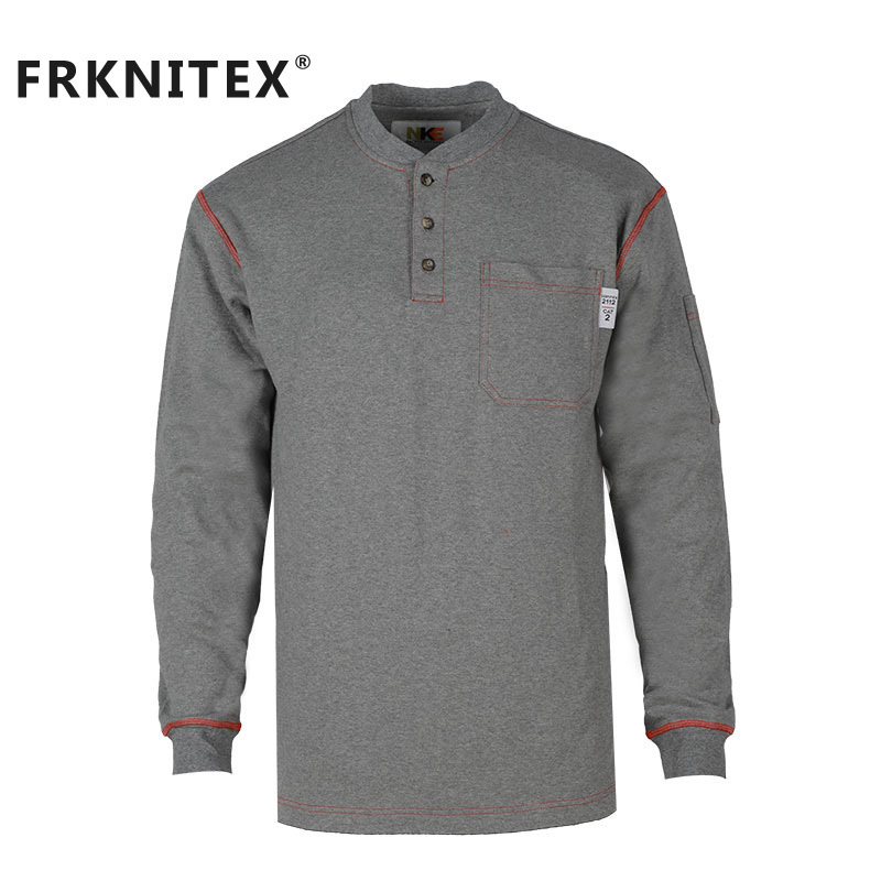 FRKNITEX Wholesale Cotton FR Clothing Safety Fire Retardant Industrial Flame Resistant Construction Workwear