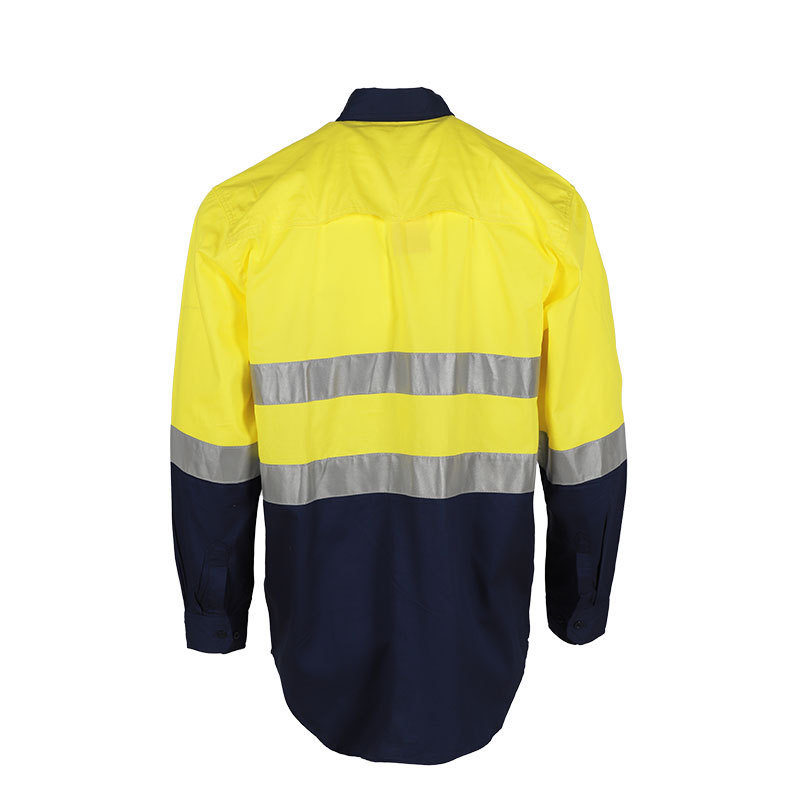 wholesale hight visibility mechanic safety work reflective shirts