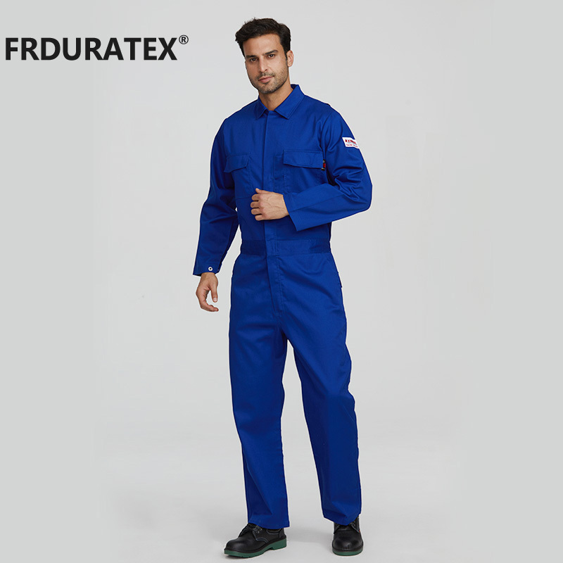 NFPA 2112 Boiler Suit Fire Resistant Welding Arc Flash Oil Field Flame Retardant Fire Proof Safety Clothing