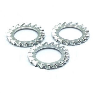 DIN6798A M2.5 M3 M4 M5 M6 M8 M10 M12 M14 M16 M18 M20 304 Stainless Steel Washers External Toothed Gasket Serrated Lock Washer