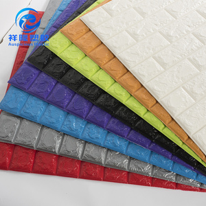 Wholesale pe foam wall sticker 3d wall sticker brick decoration foam wallpaper