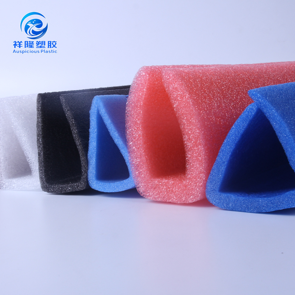 Custom made foam EPE corner protector anti collision furniture L right angle