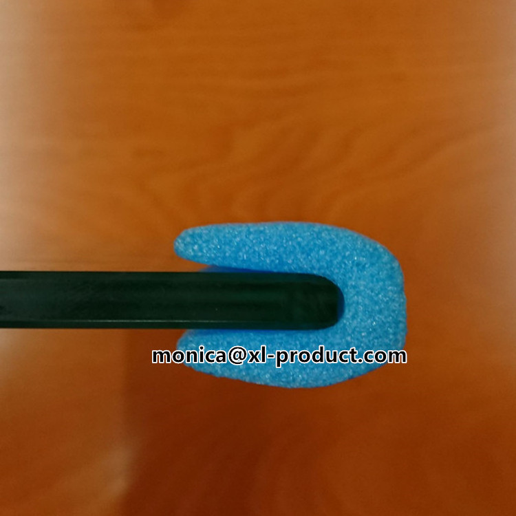 plastic U profile foam edge protection corner foam for frame packing