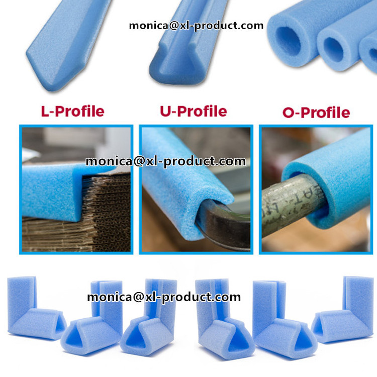 polyethylene U profile edge corner foam for packaging protection