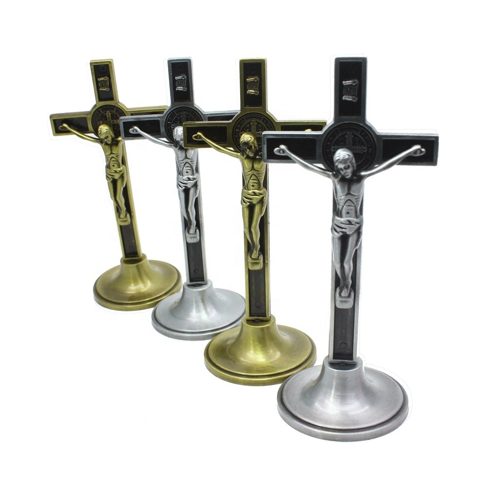 Custom Religious Catholic Alloy Crucifix Statues Supplier