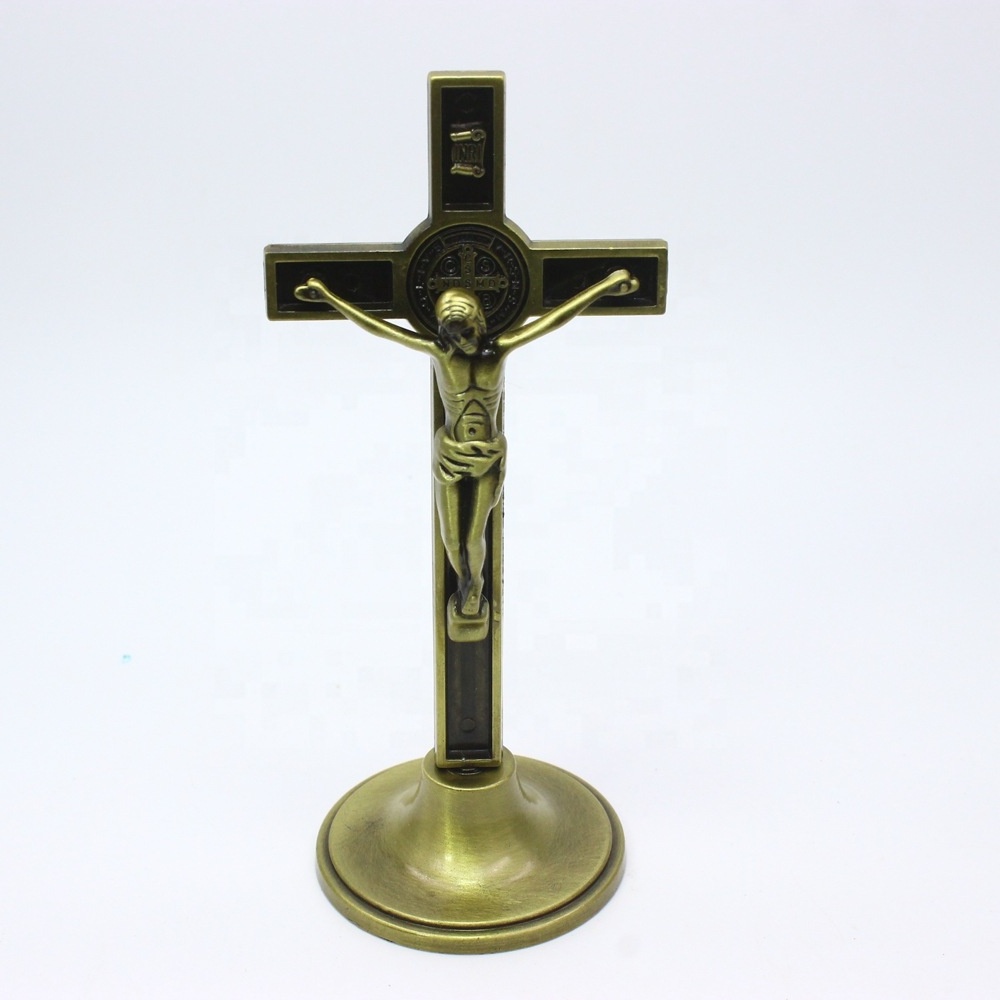 Custom Religious Catholic Alloy Crucifix Statues Supplier