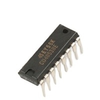 CD4053BE Multiplexers or Switches Analog Multiplexer Triple 2:1 16-Pin PDIP Tube integrated circuits ic chip CD4053BE