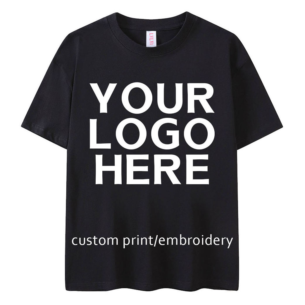 Prime Quality Custom Logo Heavy Weight Tshirts Tee Shirt 100% Cotton Men Tshirt 280GSM Cotton Oversized Blank T Shirts