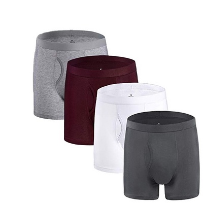 Men's Underwear Classic Cotton Briefs With Front Open Fly  Men Underwear Boxer