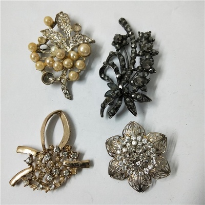 Various flower-shaped diamond Garment accessories decorative buckle metal shoe bag buckle decorations