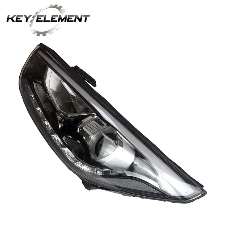 KEY ELEMENT High Quality Best price Car Led Headlights 92101-2S500 92102-2S500  For hyundai ix35 2013-2014 Halogen headlights