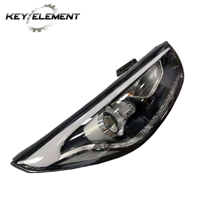 KEY ELEMENT High Quality Best price Car Led Headlights 92101-2S500 92102-2S500  For hyundai ix35 2013-2014 Halogen headlights