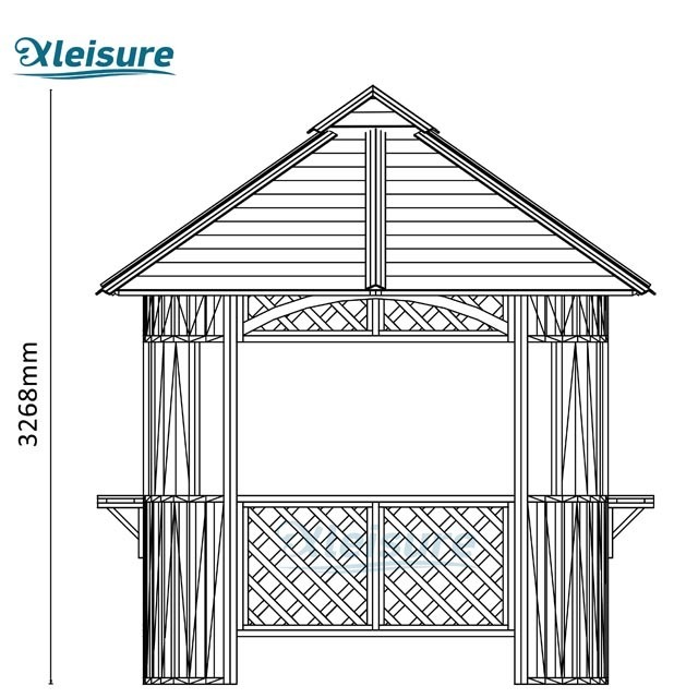 2021 Luxury factory wholesale high quality hot tub gazebo / pergola