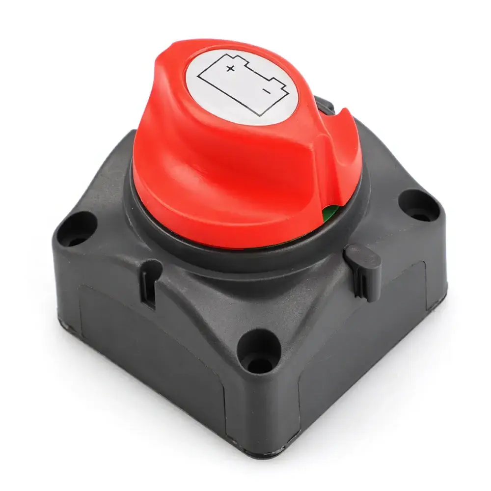 Battery Disconnect Switch 12V 24V 300A Car Isolator Disconnect Rotary Switch 2 and 3 Position Cut Off Switch for VR Camper Boat