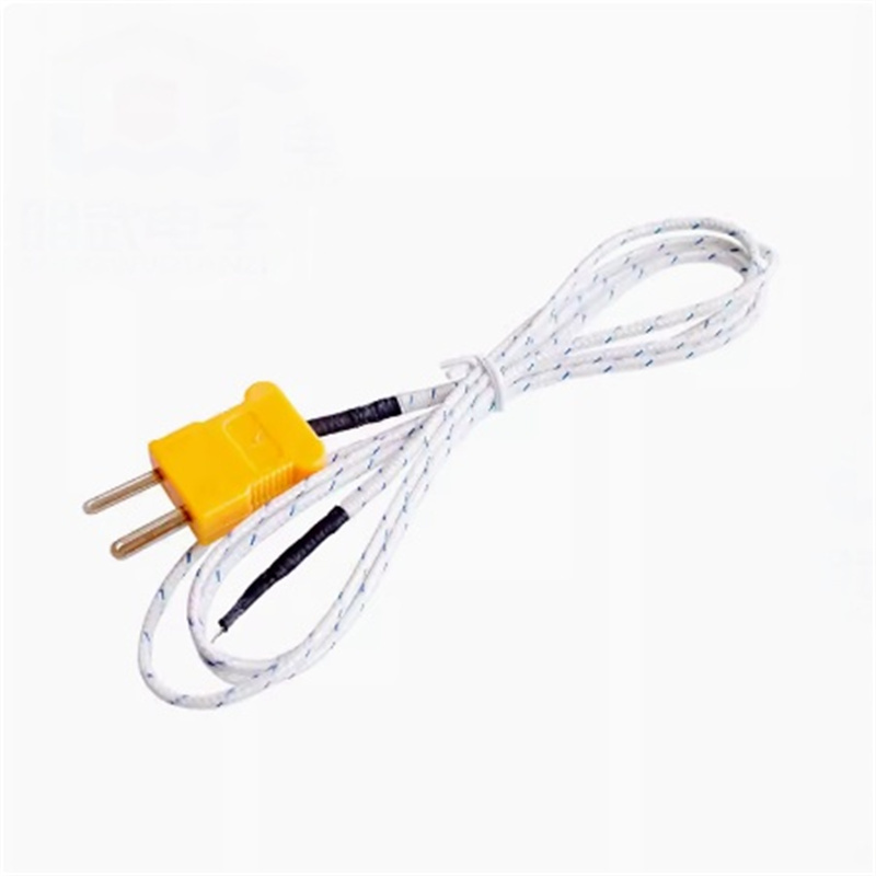 Surface thermocouple K type temperature sensor high temperature measuring wire 1M