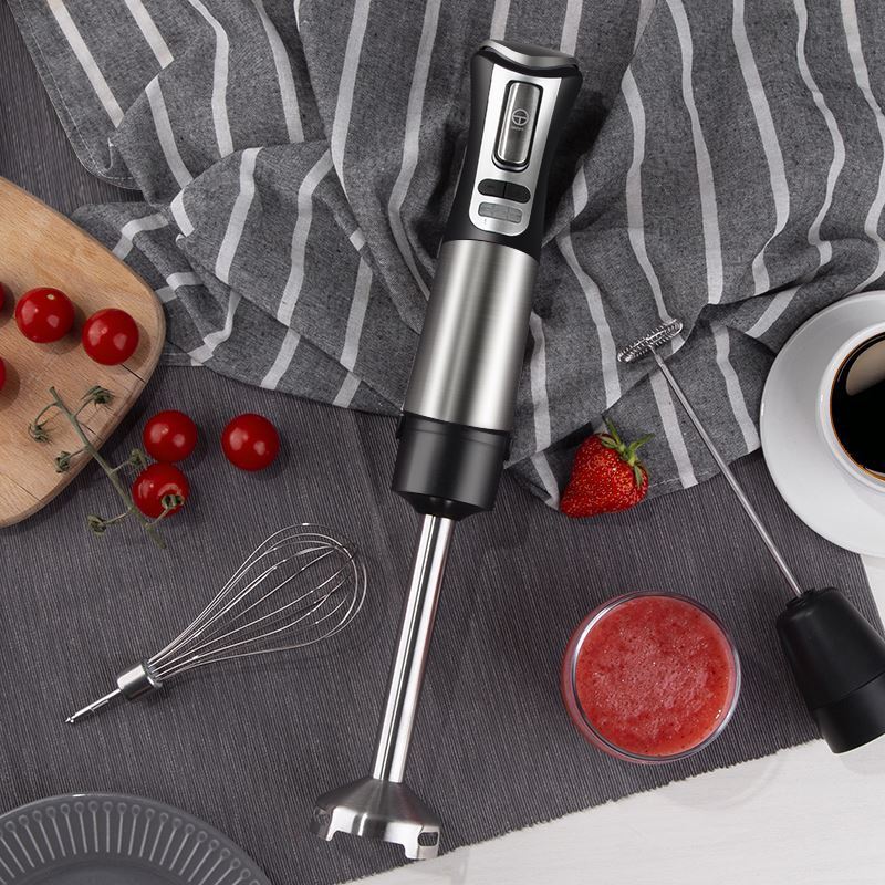 Wireless rechargeable USB stick blender cordless hand blender with Chopper with whisk attachment