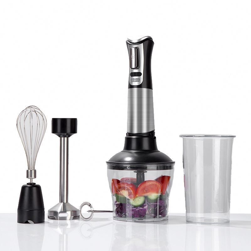 Wireless rechargeable USB stick blender cordless hand blender with Chopper with whisk attachment