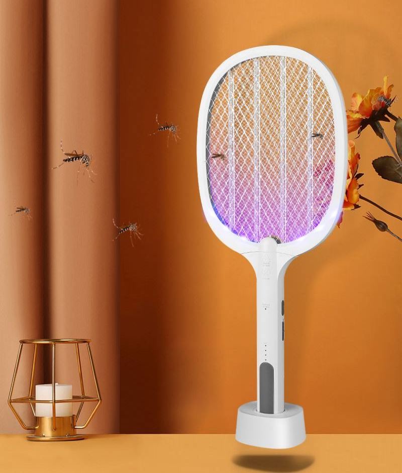 New product armadilha mosquito battery powered lamp best electronic killer racket bug zapper china electric mosquito swatter