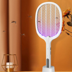 New product armadilha mosquito battery powered lamp best electronic killer racket bug zapper china electric mosquito swatter