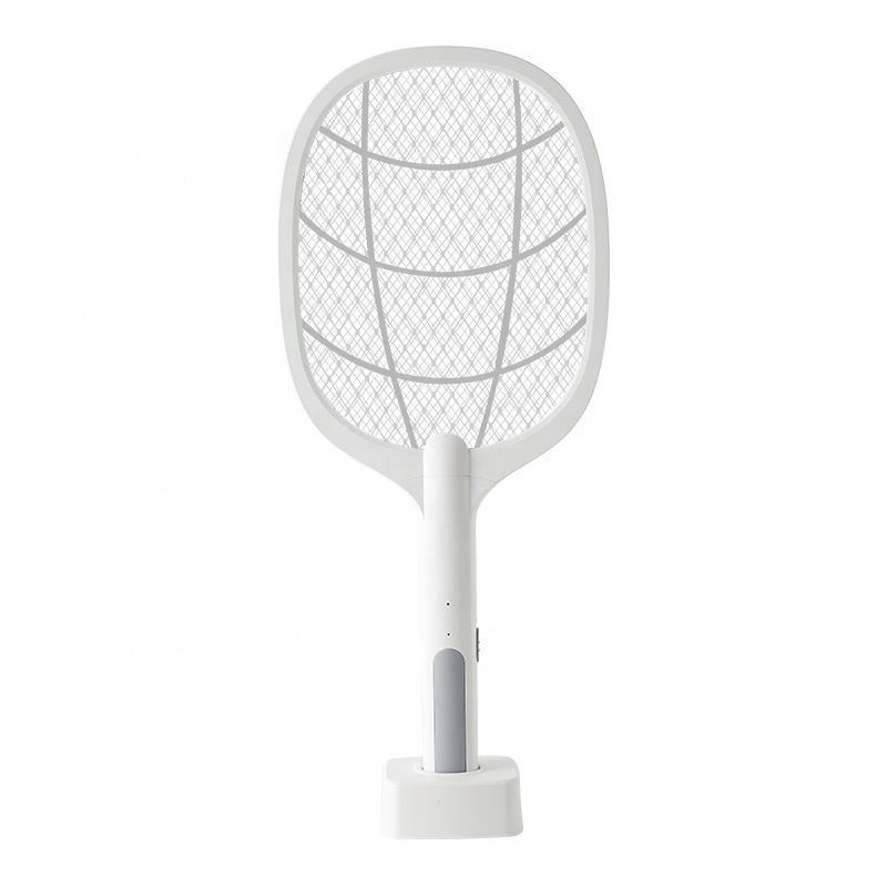 Rechargeable 2 In 1 With Base Electric Mosquito Killer Swatter Pest Control Mosquito Bat