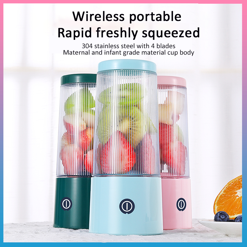 350ML Rechargeable Personal Size Portable Blender And Smoothies Mini Juicer Cup USB Portable Juicer Blender