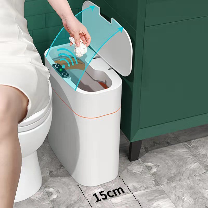 Smart automatic sensor intelligent kitchen plastic bathroom touchless hotel rubbish trash waste garbage bins sensing trash can