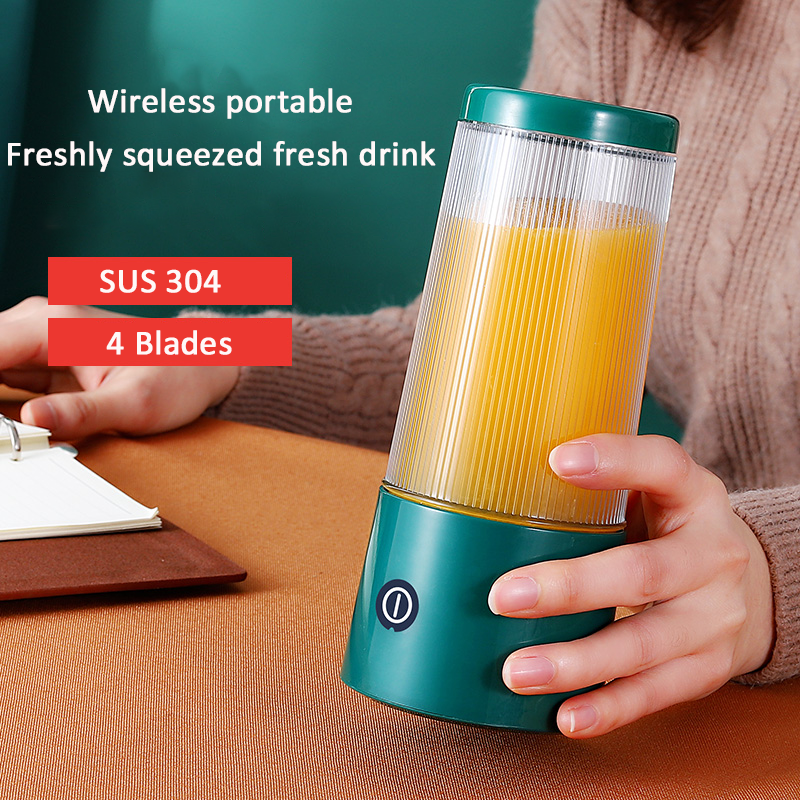 350ML Rechargeable Personal Size Portable Blender And Smoothies Mini Juicer Cup USB Portable Juicer Blender