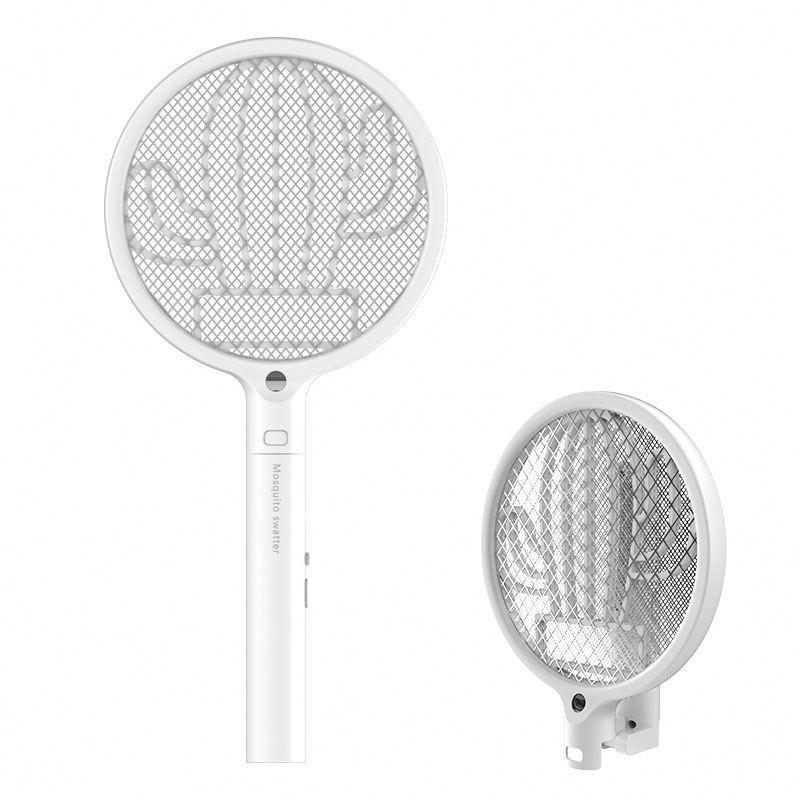 Electric Mosquito Racket Insect Mosquito Zapper Handheld Swatter UV Light USB Rechargeable Anti Mosquito Bug Fly Killer