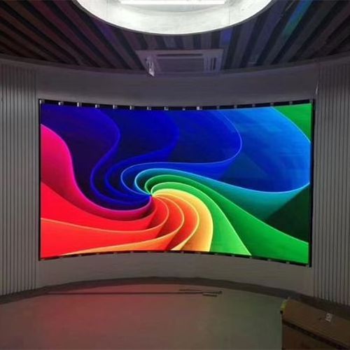 Indoor Circular  Curved Soft  Round Circle Led Display Flexible Led Screen