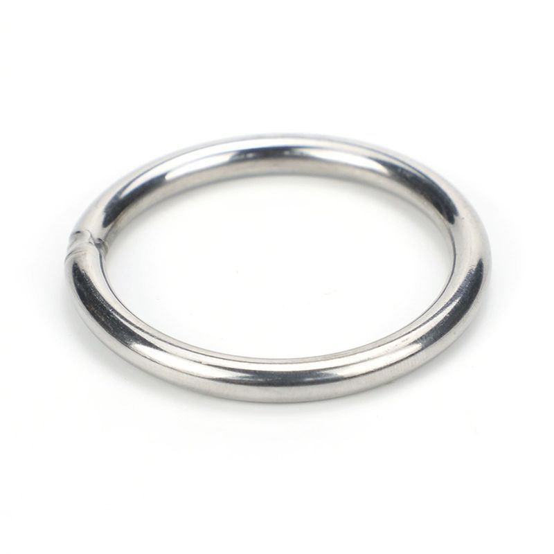 Custom 20mm 35mm Large Heavy Duty Seamless Welded Round O Rings 304 316 Stainless Steel Marine Grade Oval O Ring Metal O-Rings