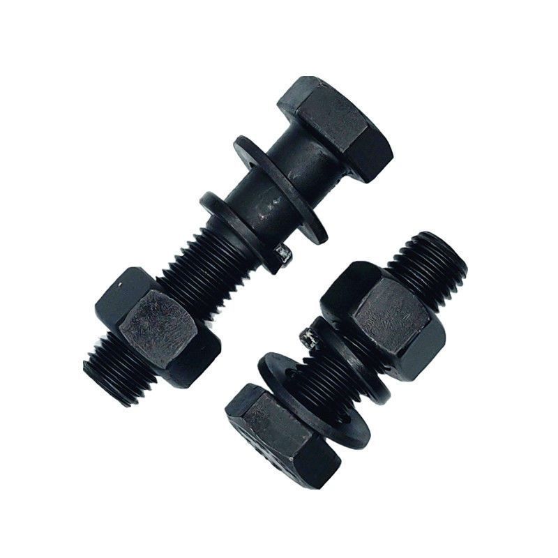 8.8 10.9 12.9 level High strength Full teeth half teeth bolts oxidized black Outer hex head bolts