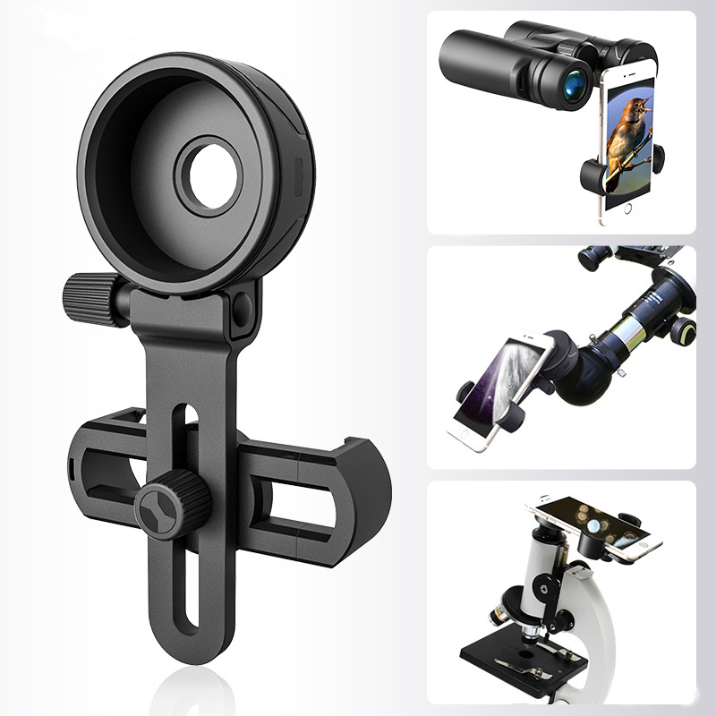 OEM Universal Telescope Camera Adapter Cell Phone Adapter Mount Clip Bracket Mount Holder for Binoculars Monocular