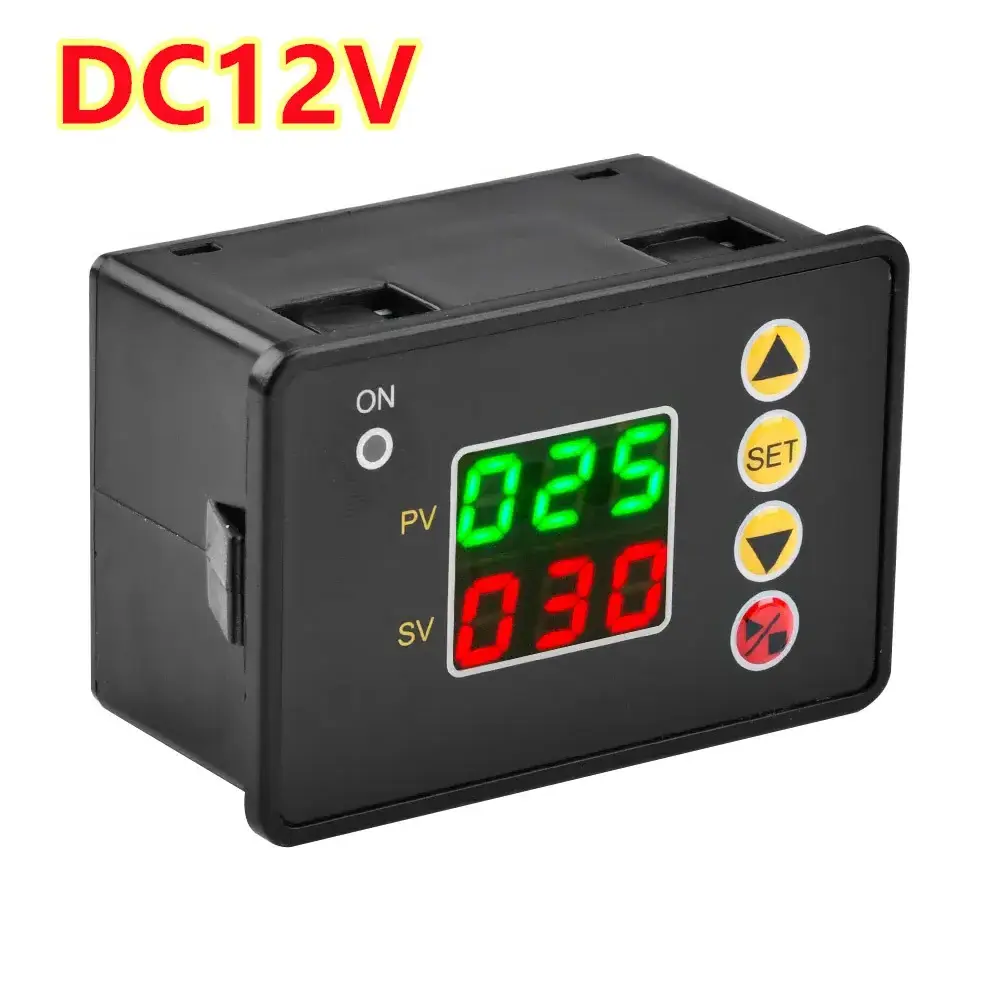 0-999s/min/hour T2310 Digital Time Controller Countdown Timer Switch DC 12V 24V A220VC 110V Delay Timer Relay Power Supply