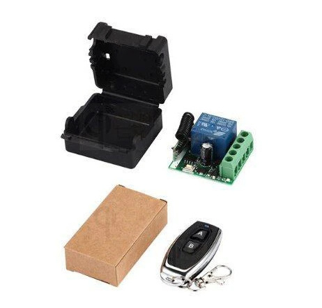 Universal 433MHz Wireless Remote Control Switch DC 12V 1CH Universal Receiver Module and RF 433mhz Transmitter KR1201A KT05