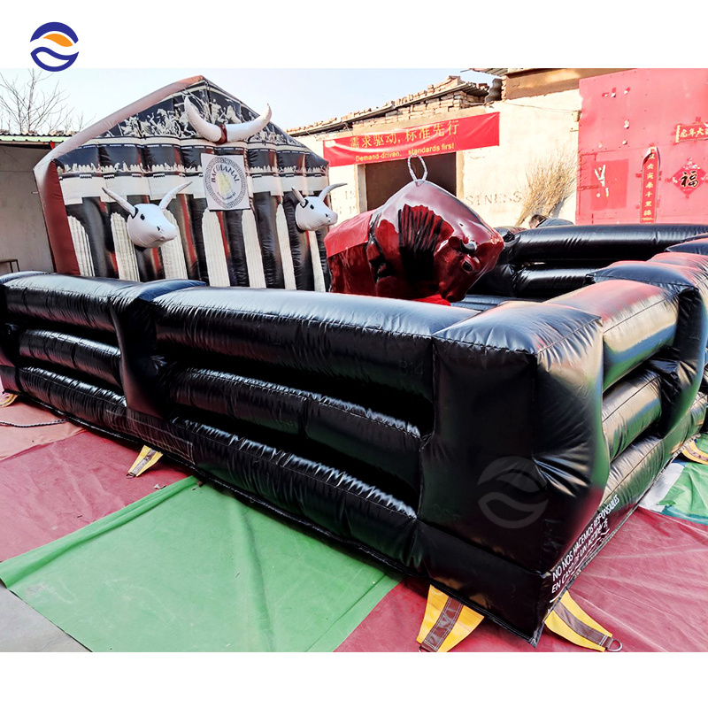 Commercial Inflatable Rodeo Mechanical Bull Customized Size Bull Riding ride Machine adults