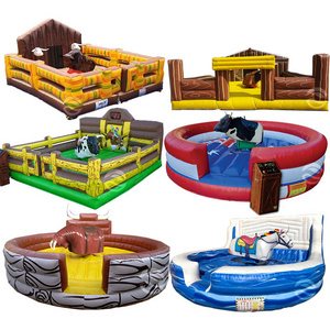 Cheap price Commercial Kids Adult Inflatable Mechanical Games Rodeo Ride Bull For Sale