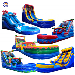 Large Adult commercial Inflatable Water Slide Slides 18Ft 20Ft 22Ft 25Ft 26Ft 30Ft 50Ft Tall