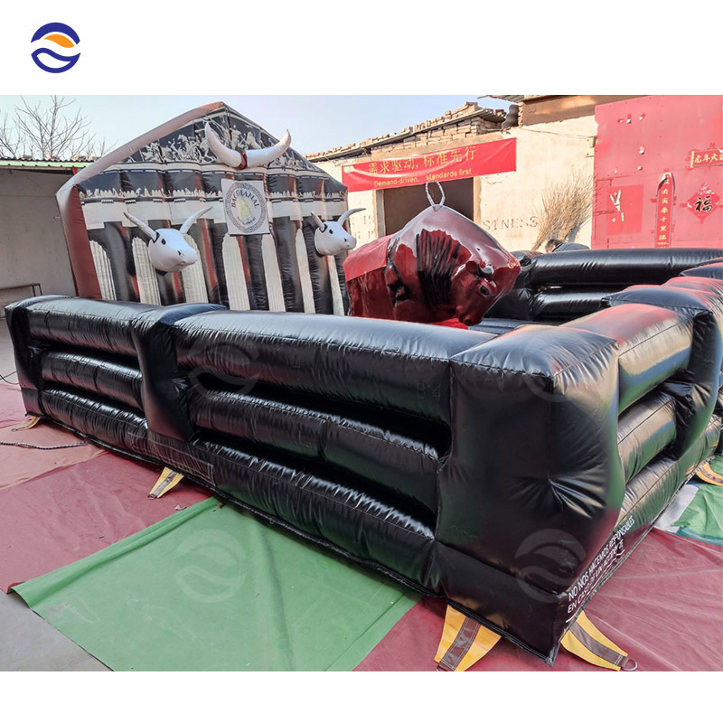 Inflatable Reindeer Seat Machine Jumping Castle Supplier Bounce House Adult Ride Best Kids Mechanical Games Rodeo Bull Price