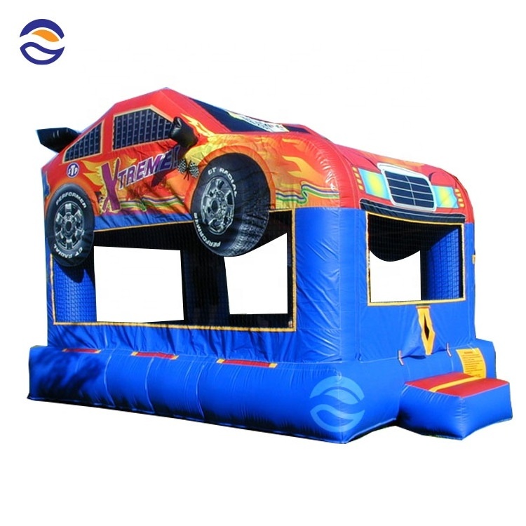 moon commercial inflatable kids monster truck car truck bouncer bouncy castle bounce house combo