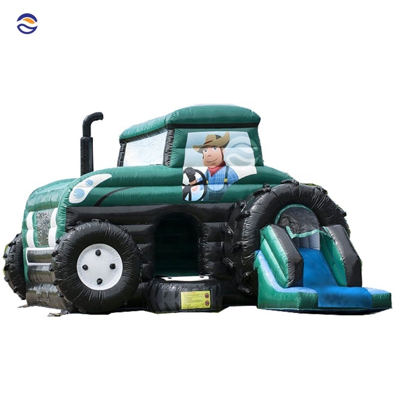 Inflatable Monster Truck Bouncer Slide Bouncy Castle Tractor Cars Bounce House