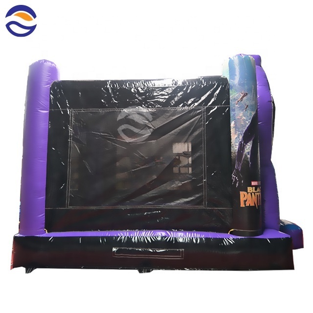 Black N Panther Jumper Inflatable House Commercial Bouncer House Black Bounce