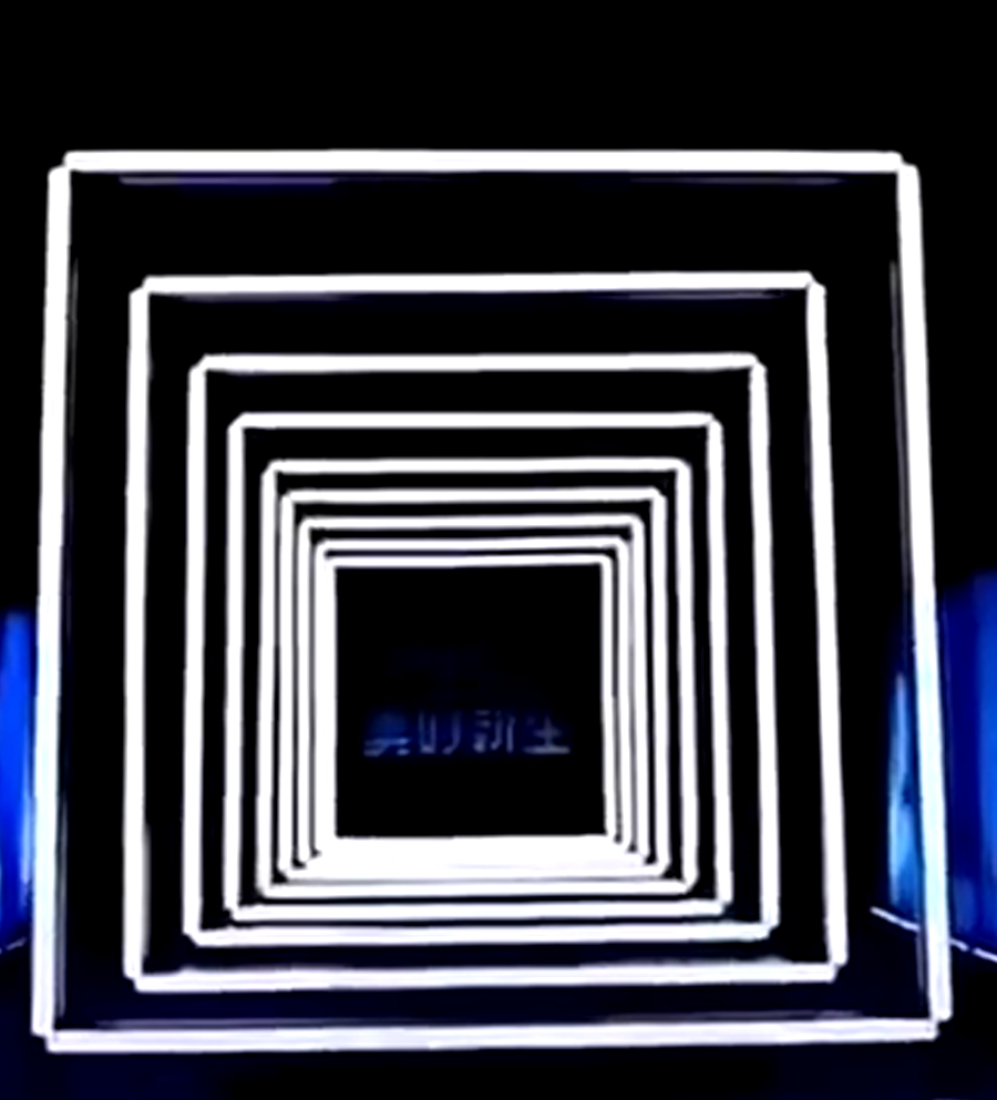 XLIGHTING Club ceiling light vertical led rgb pixel tubes light