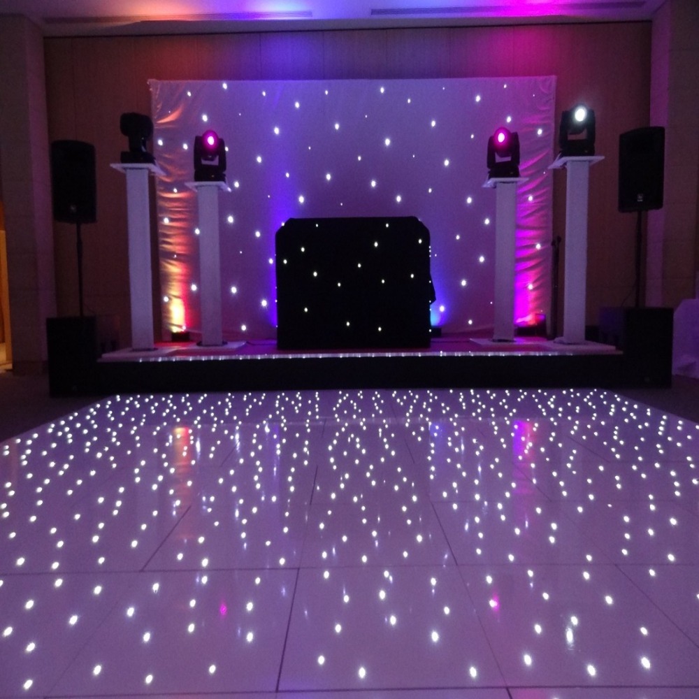 Light weight led dance floor for disco interactive pohot dj