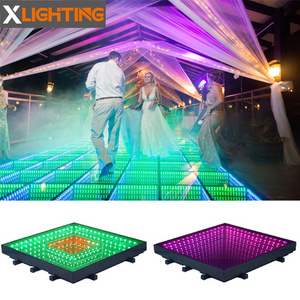 Dj lighting 3D tunnel effect mirror LED dance Floor light